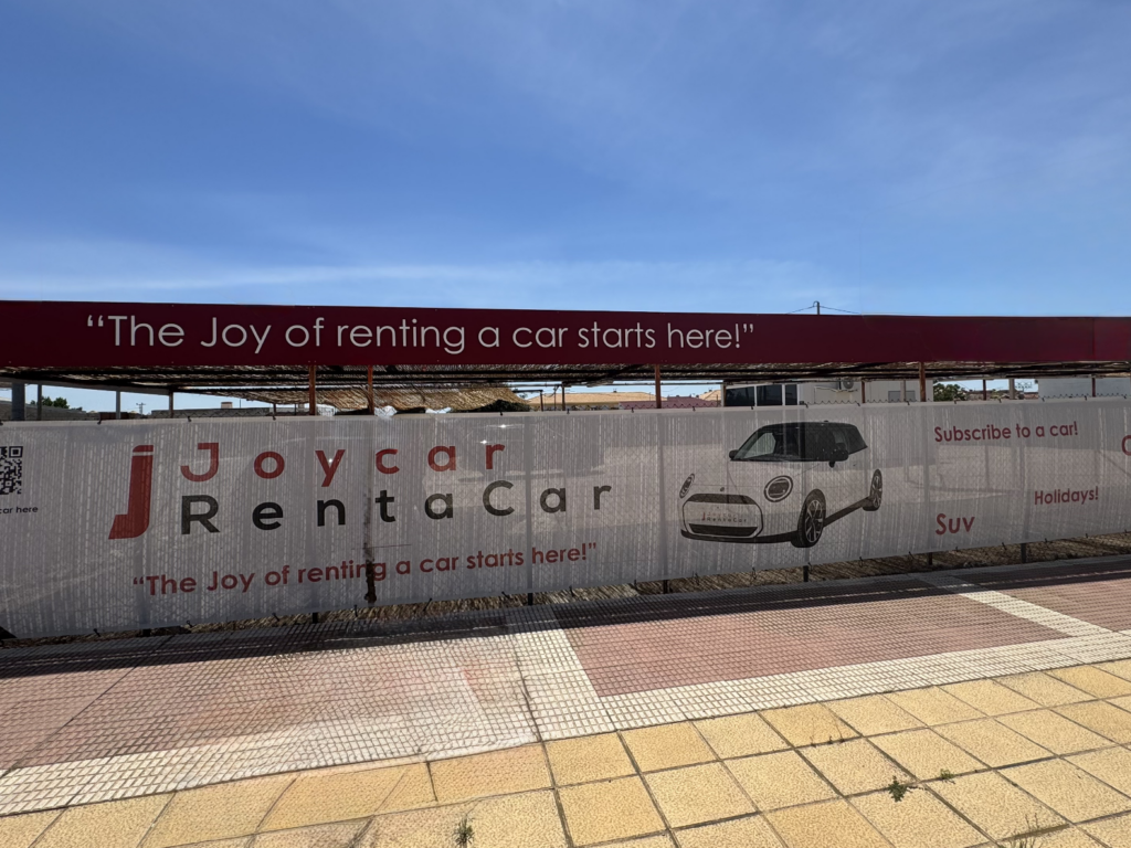 Joycar rent a car
