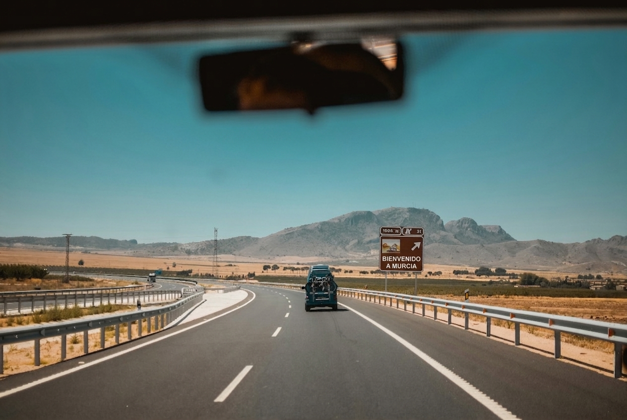 Conducir por Murcia por primera vez